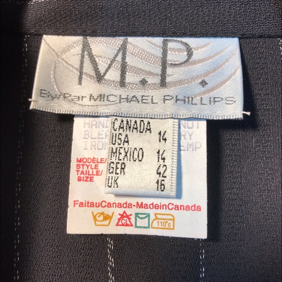 Vintage Pinstripes Classy Tunic Length Shirt - Picture 5 of 9